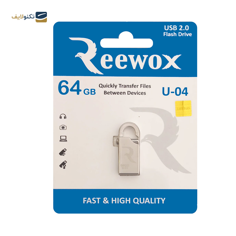 فلش مموری ریوکس مدل U-04 ظرفیت 64 گیگابایت  - Reewox U-04 Flash Memory-64GB