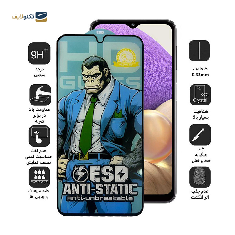 گلس گوشی سامسونگ Galaxy A32 5G - M32 5G - M12 4G اپیکوی مدل Gorilla ESD - Epicoy Samsung Galaxy A32 5G - M32 5G - M12 4G Gorilla ESD Screen Protector