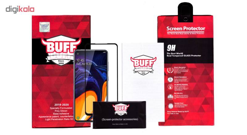 گلس گوشی سامسونگ Galaxy A60 بوف 5D مدل F33 - Buff 5D F33 Galaxy A60 Screen Protector