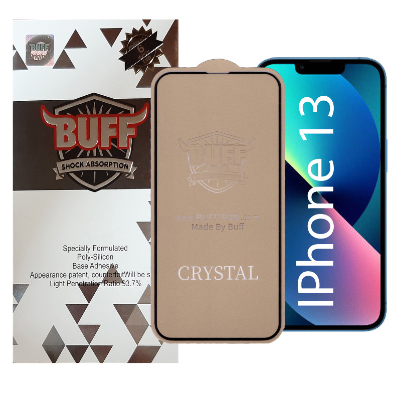 گلس گوشی اپل IPhone 13 بوف 5D مدل Cry - Buff Cry Apple iPhone 13 5D screen Protector