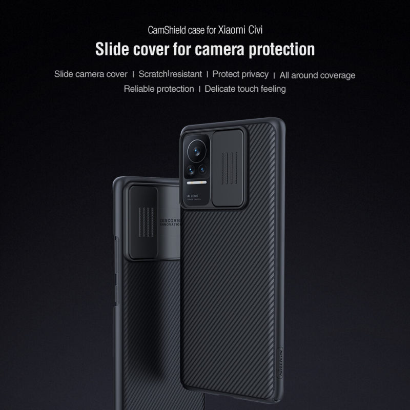 کاور گوشی شیائومی Civi نیلکین مدل CamShield Pro - Nillkin CamShield Pro cover for Xiaomi Civi