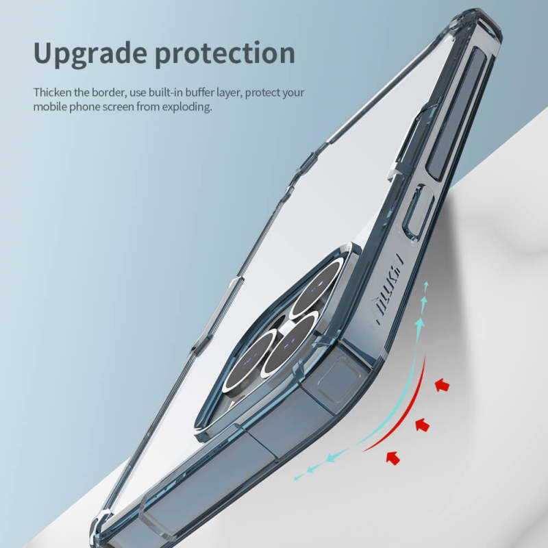 کاور گوشی اپل iPhone 13 Pro نیلکین مدل Nature TPU Pro  - Nillkin Nature TPU Pro cover for iPhone 13 Pro
