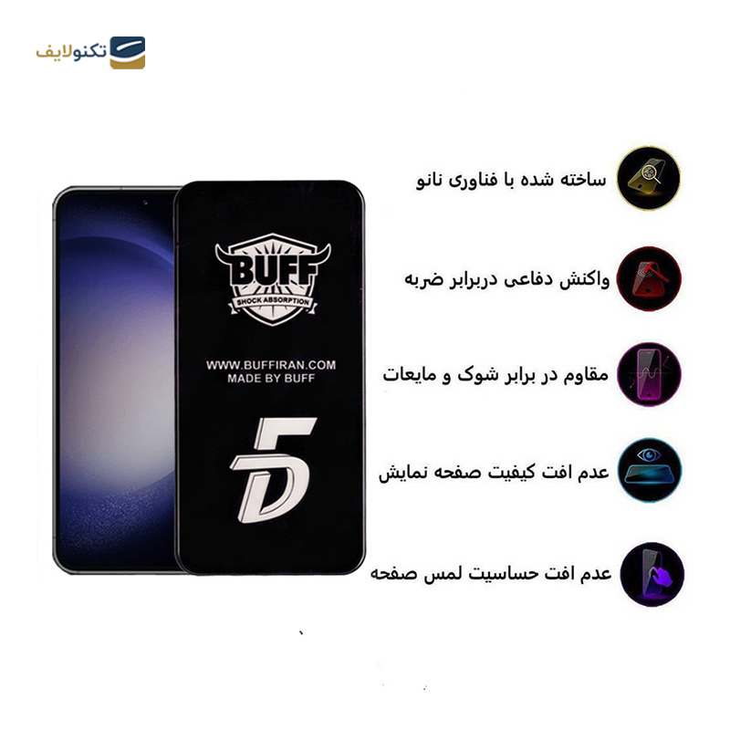 گلس گوشی سامسونگ Galaxy S23 FE بوف مدل F33-G - BUFF F33-G Screen Protector for Samsung Galaxy S23 FE