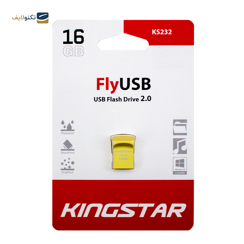 فلش مموری کینگ استار مدل KS232 ظرفیت 16 گیگابایت - King Star KS232 Flash Memory - 16GB