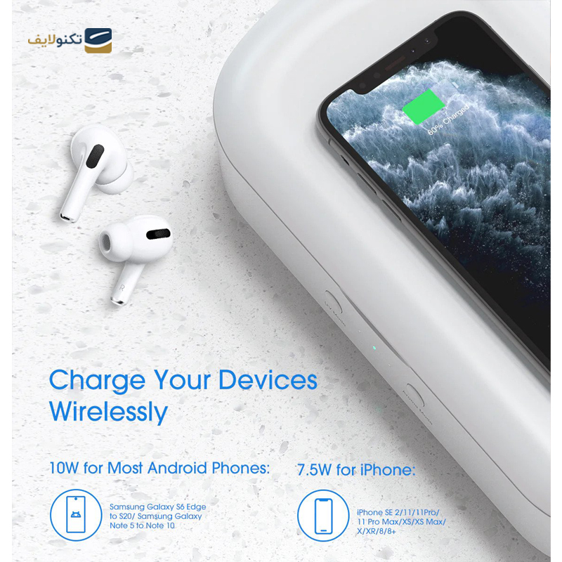 شارژر بی سیم پرووان مدل PWL805 - ProOne PWL805 wireless charger