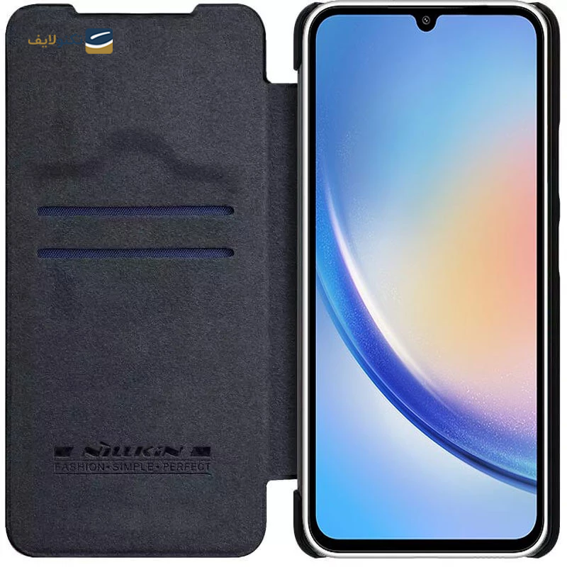 کیف کلاسوری گوشی Galaxy A34 نیلکین مدل Qin Pro Leather Case - Nillkin Qin Pro Leather Case for Galaxy A34