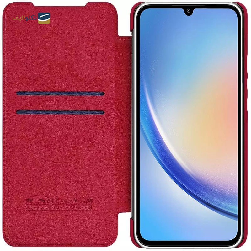 کیف کلاسوری گوشی Galaxy A34 نیلکین مدل Qin Pro Leather Case - Nillkin Qin Pro Leather Case for Galaxy A34