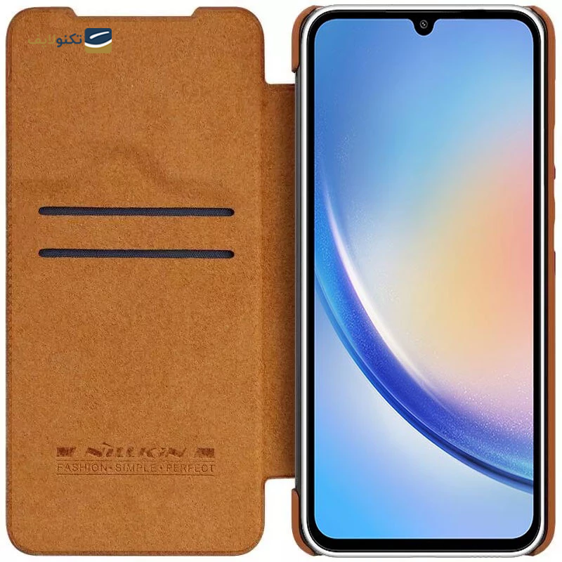 کیف کلاسوری گوشی Galaxy A34 نیلکین مدل Qin Pro Leather Case - Nillkin Qin Pro Leather Case for Galaxy A34