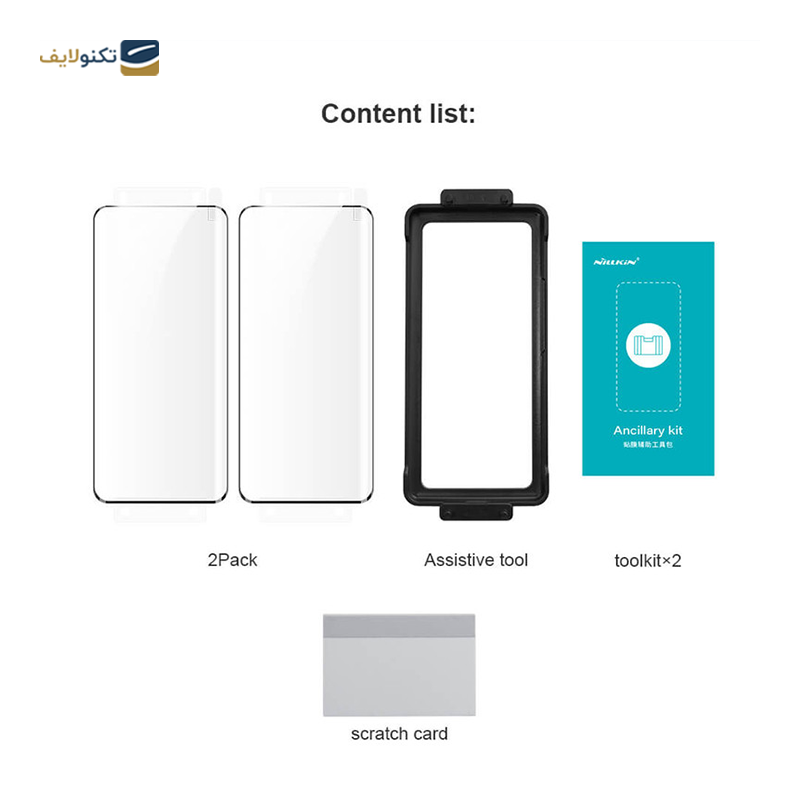 گلس گوشی هوآوی Mate 50 Pro نیلکین مدل Impact Resistant  - Nillkin Impact Resistant Screen Protector for Huawei Mate 50 Pro