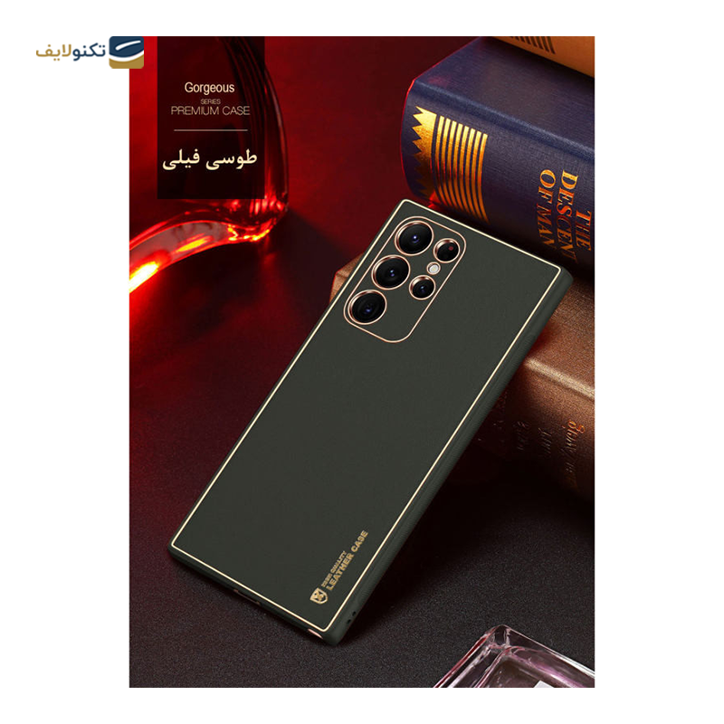 کاور گوشی سامسونگ Galaxy S22 Ultra 5G اپیکوی مدل Leather - Epicoy Leather Cover for Samsung Galaxy S22 Ultra 5G