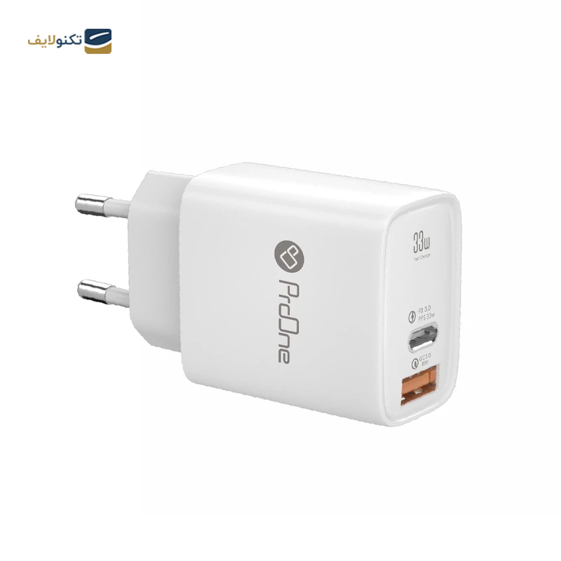 شارژر دیواری پرووان مدل PWC560 توان 33 وات - ProOne PWC560 Wall charger 33W