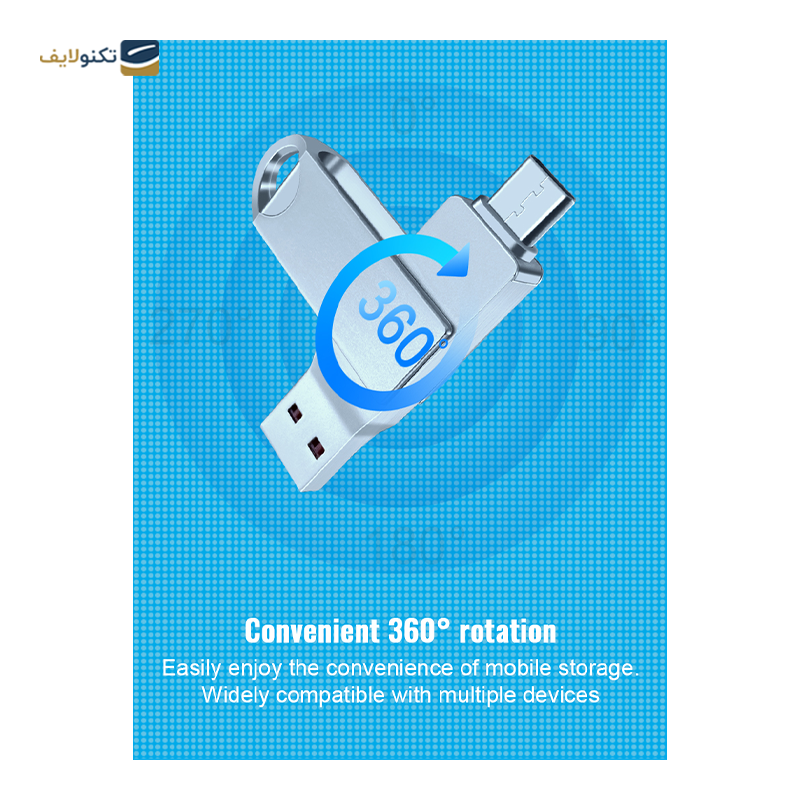 فلش مموری اوسکو مدل CU-002 USB3 ظرفیت 32 گیگابایت - OSCOO CU-002 USB3 Flash Memory-32GB