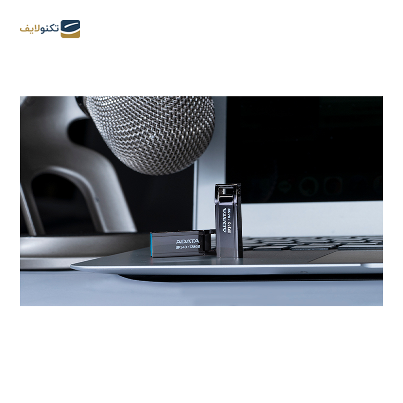 فلش مموری ای دیتا مدل UR340 USB 3 ظرفیت 64 گیگابایت - ADATA UR340 USB 3 Flash Memory-64GB