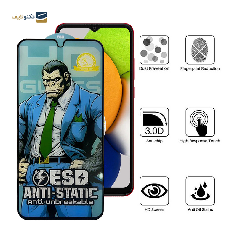 گلس گوشی سامسونگ Galaxy A04 - M04 - A04S اپیکوی مدل Gorilla ESD - Epicoy Samsung Galaxy A04 - M04 - A04S Gorilla ESD Screen Protector