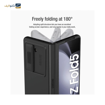 کاور گوشی سامسونگ Galaxy Z Fold 5 نیلکین مدل CamShield Silky silicon - Nillkin CamShield Silky Silicon cover for Samsung Galaxy Z Fold 5