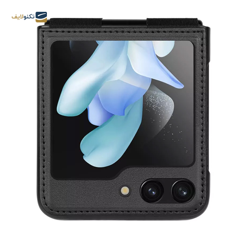 قاب گوشی سامسونگ Galaxy Z Flip5 نیلکین مدل Qin Vegan Leather Case - Nilkin Qin Vegan Leather Case Cover For Samsung Galaxy Z Flip5