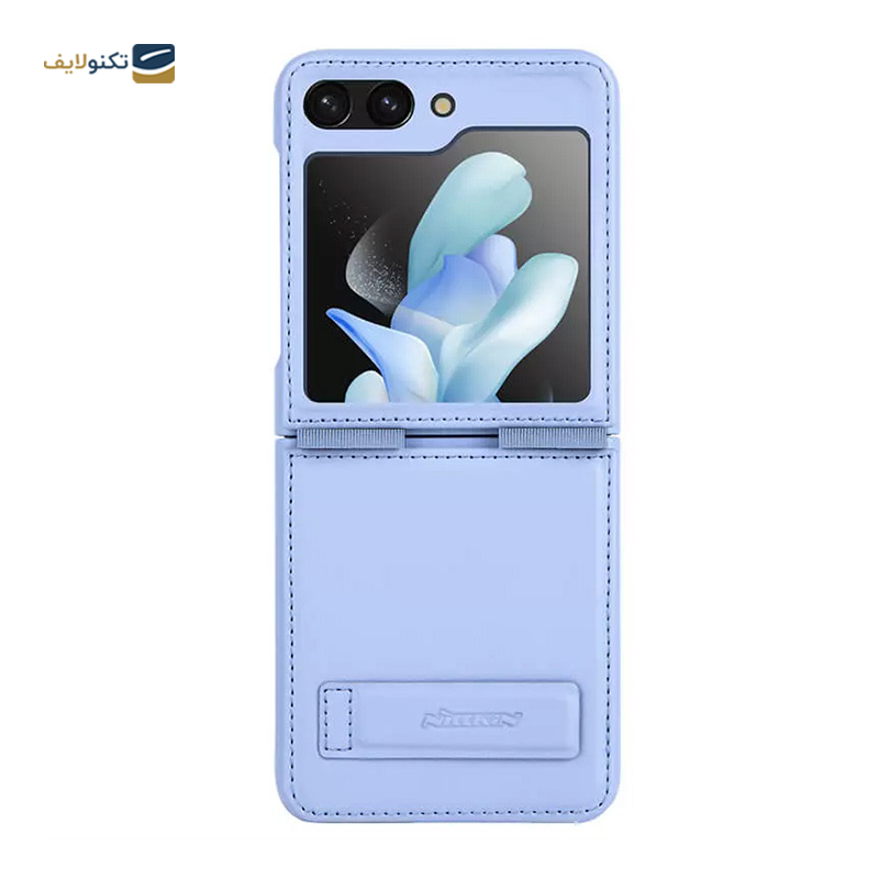 قاب گوشی سامسونگ Galaxy Z Flip5 نیلکین مدل Qin Vegan Leather Case - Nilkin Qin Vegan Leather Case Cover For Samsung Galaxy Z Flip5