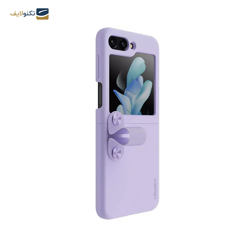 کاور گوشی سامسونگ Galaxy Z Flip5 نیلکین مدل Flex Flip Finger Strap Liquid Silicone - Nillkin Flex Flip Finger Strap Liquid Silicone Case Cover for Samsung Galaxy Galaxy Z Flip5