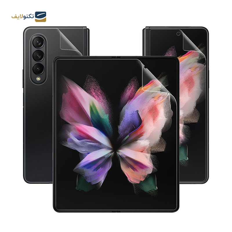 گلس گوشی سامسونگ Galaxy Z Fold 5 اپیکوی مدل Hydrogel به همراه محافظ پشت گوشی - Epicoy Hydrogel Screen Protector For Samsung Galaxy Z Fold 5