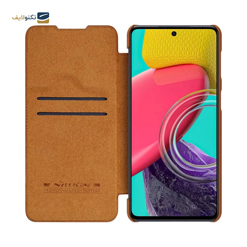 کیف کلاسوری گوشی سامسونگ Galaxy M53 نیلکین مدل Qin Pro Leather Case - Nillkin Qin Pro Leather Case for Galaxy M53