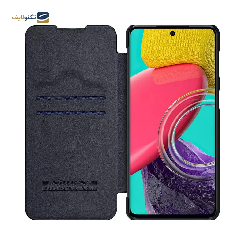 کیف کلاسوری گوشی سامسونگ Galaxy M53 نیلکین مدل Qin Pro Leather Case - Nillkin Qin Pro Leather Case for Galaxy M53
