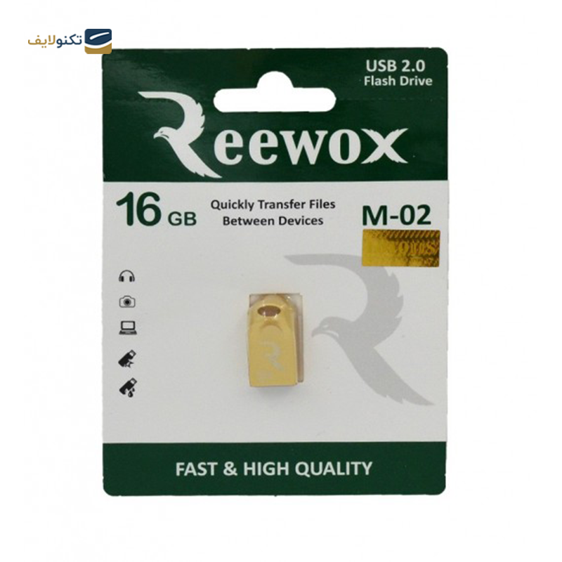 فلش مموری ریوکس مدل M-02 ظرفیت 16 گیگابایت - Reewox M-02 flash memory-16GB