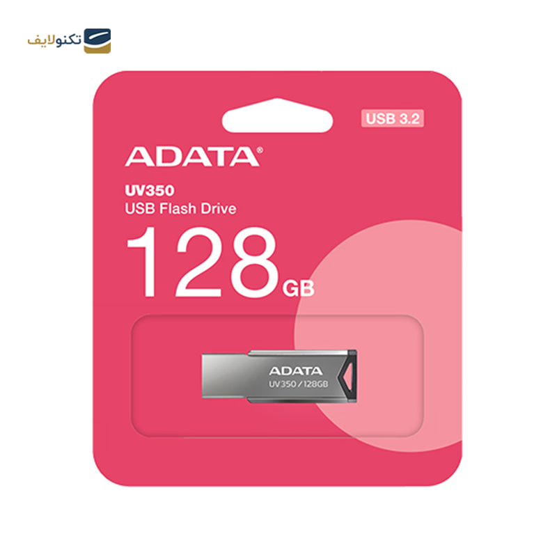 فلش مموری ای دیتا مدل UV350 ظرفیت 128 گیگابایت - ADATA UV350 Flash Memory-128GB