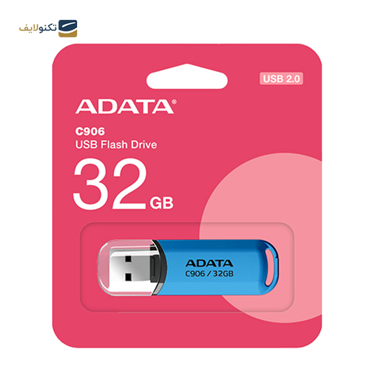 فلش مموری ای دیتا مدل C906 Compact ظرفیت 32 گیگابایت - ADATA C906 Compact Flash Memory-32GB