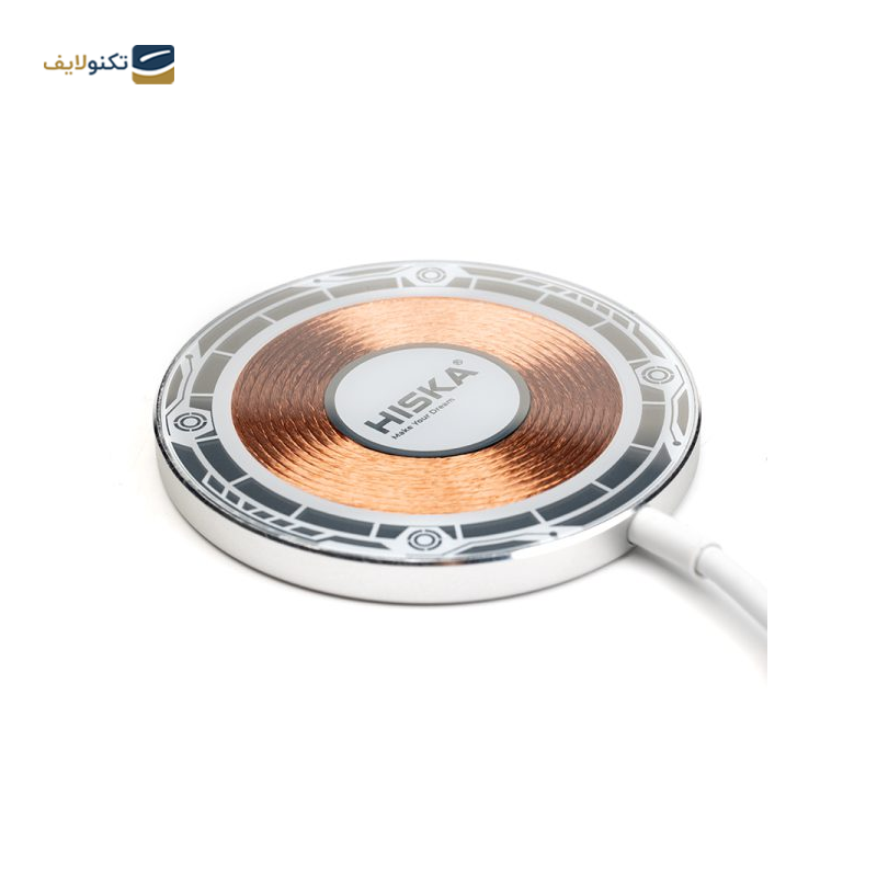 شارژر بی سیم هیسکا مدل HR-07 توان 15 وات - Hiska HR-07 15w Wireless Charger