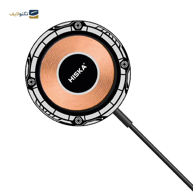 شارژر بی سیم هیسکا مدل HR-07 توان 15 وات - Hiska HR-07 15w Wireless Charger