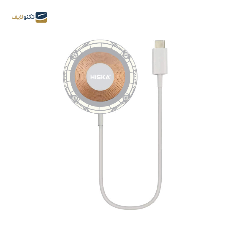 شارژر بی سیم هیسکا مدل HR-07 توان 15 وات - Hiska HR-07 15w Wireless Charger