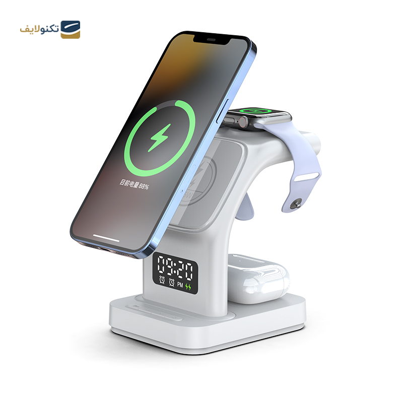 شارژر بی سیم هیسکا مدل HR-09 توان 15 وات - Hiska HR-09 15w Wireless Charger