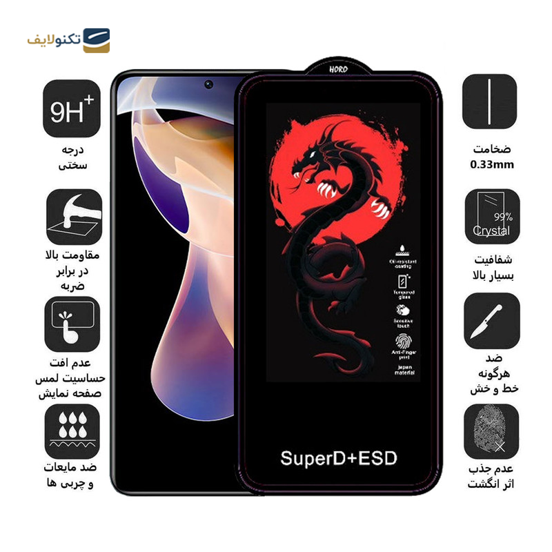 گلس گوشی شیائومی Redmi Note 11 Pro Plus - Note 10 Pro اپیکوی مدل Dragon ESD - Epicoy Dragon ESD Screen Protector For Xiaomi Redmi Note 11 Pro Plus - Note 10 Pro