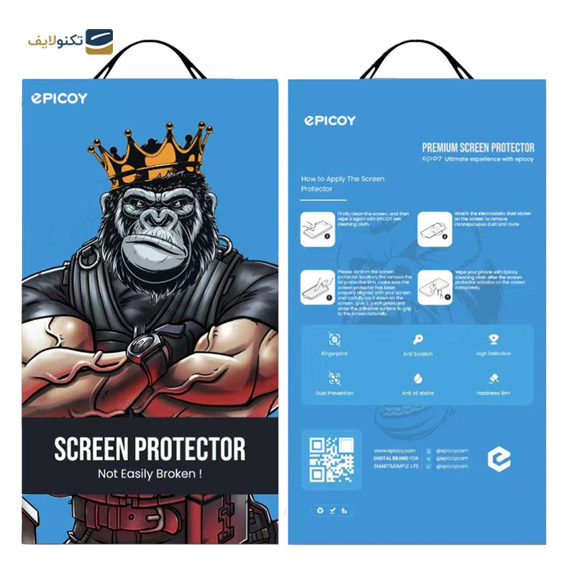 گلس گوشی شیائومی Redmi Note 12 Pro Plus - Note 12 Pro اپیکوی مدل Dragon ESD - Epicoy Dragon ESD Screen Protector For Xiaomi Redmi Note 12 Pro Plus -  Note 12 Pro -  Note 12