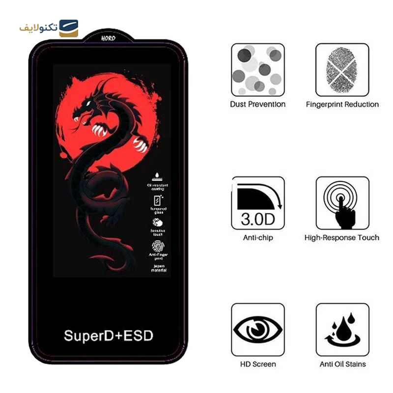 گلس گوشی سامسونگ Galaxy A14 4G - 5G اپیکوی مدل Dragon ESD - Epicoy Samsung Galaxy A14 4G - 5G Dragon ESD Screen Protector