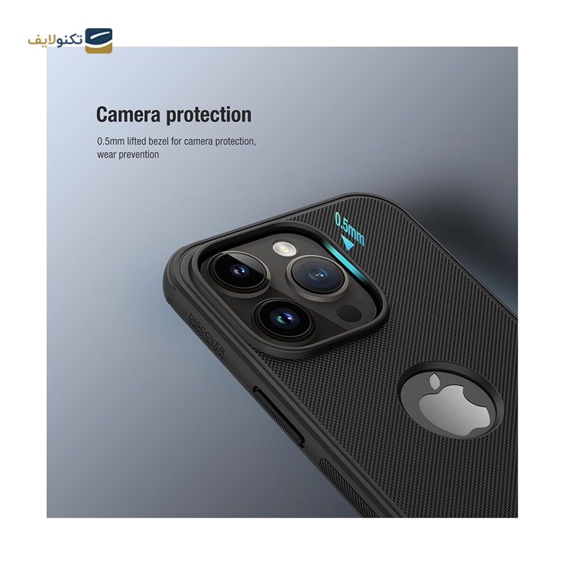 کاور گوشی اپل iPhone 14 Pro Max نیلکین مدل (Super Frosted Shield Pro (Logo CutOut - Nillkin Super Frosted Shield Pro Cover For Apple iPhone 14 Pro Max