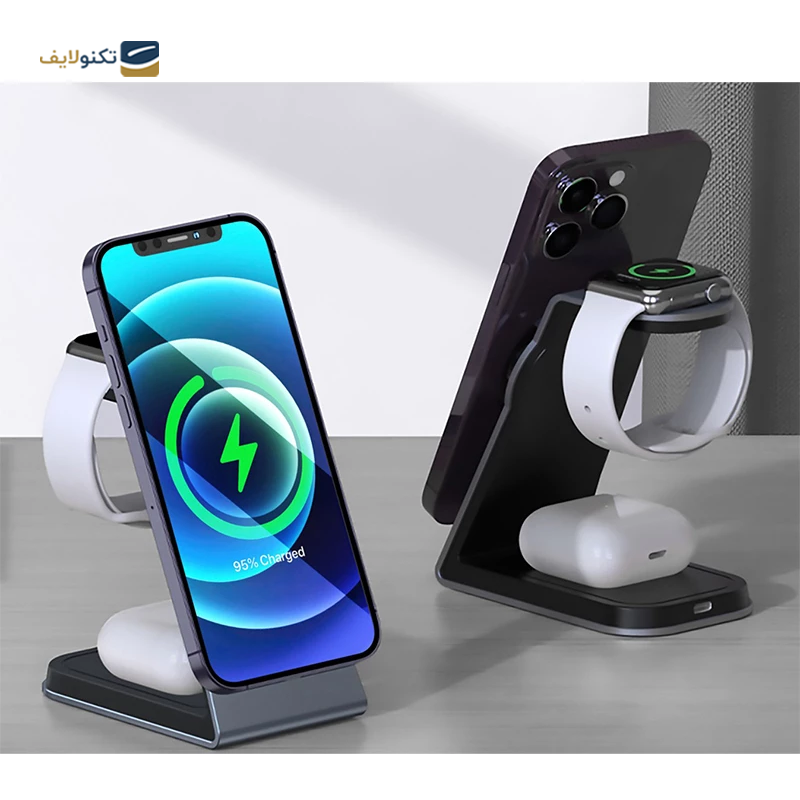 شارژر بی سیم هیسکا مدل HR-10 توان 15 وات - Hiska HR-10 15w Wireless Charger