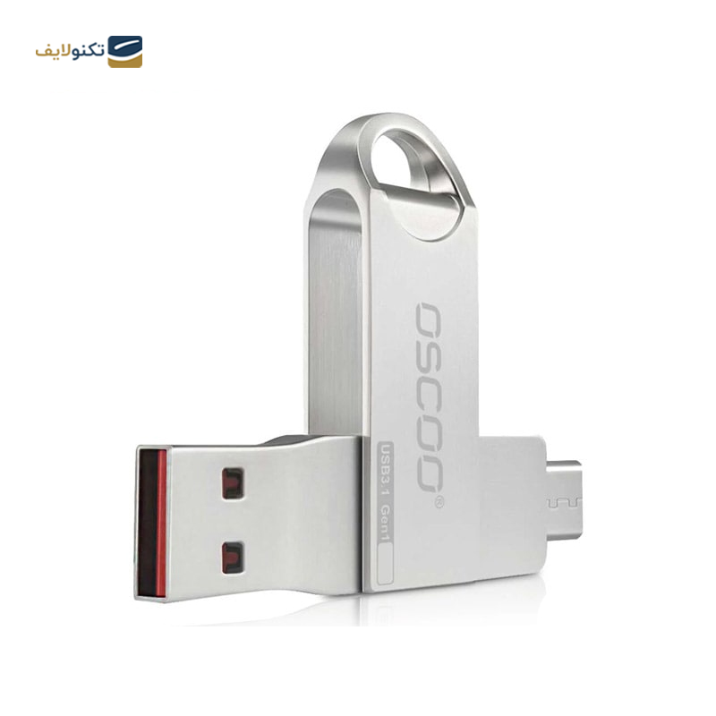 فلش مموری اوسکو مدل CU-002 USB3 ظرفیت 128 گیگابایت - OSCOO CU-002 USB3 Flash Memory-128GB