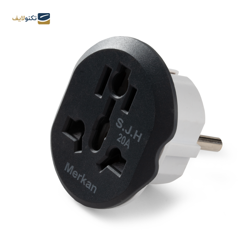 شارژر دیواری سامسونگ مدل EP-TA800 توان 25 وات به همراه تبدیل برق مرکان - Samsung EP-TA800 3 Pin Charger 25 Watt
