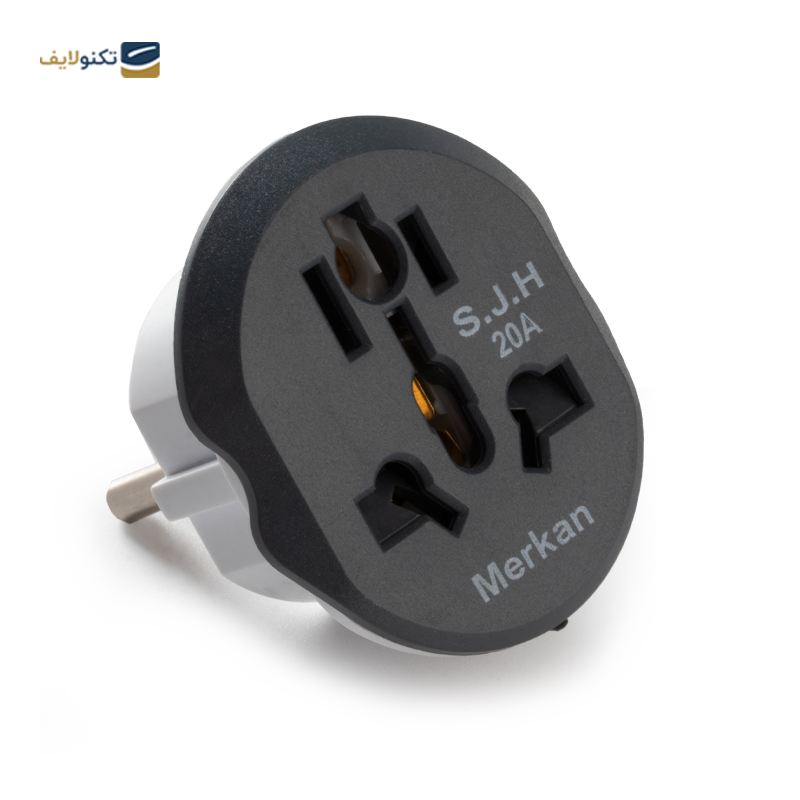 شارژر دیواری سامسونگ مدل EP-TA800 توان 25 وات به همراه تبدیل برق مرکان - Samsung EP-TA800 3 Pin Charger 25 Watt