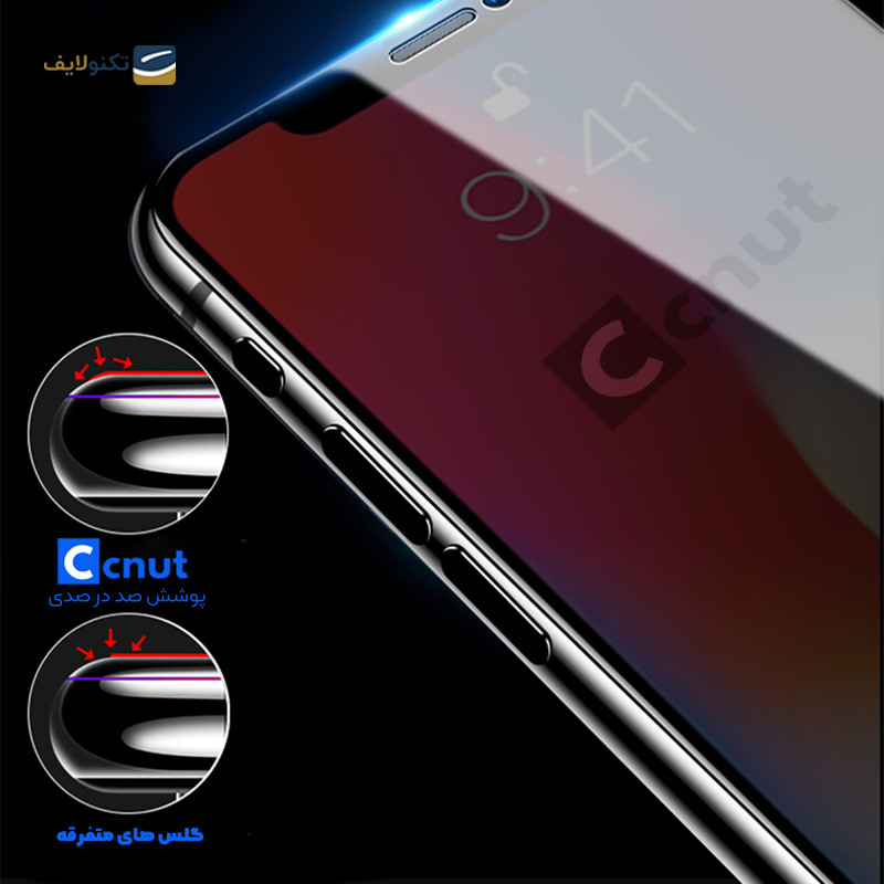 محافظ صفحه نمایش سرامیکی گوشی هوآوی Y8s کوکونات مدل UD Black - Ccnut ceramics Huawei Y8s UD Black Screen Protector