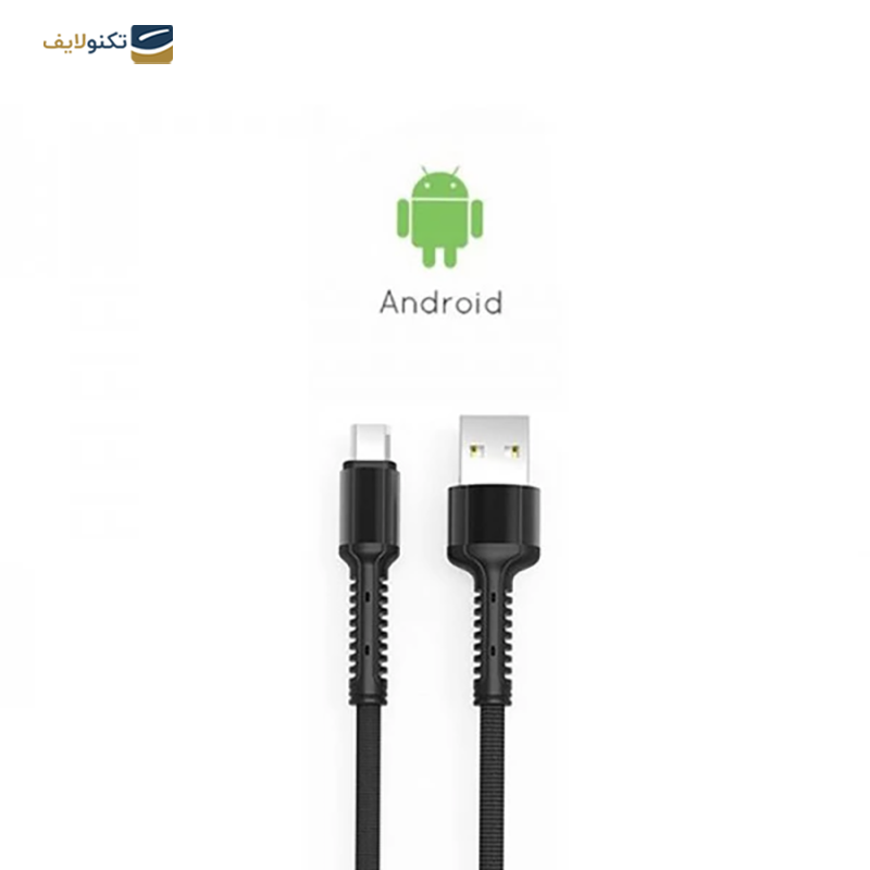 کابل میکرو یو اس بی الدینیو مدل LS63 طول 1 متر  - LDNIO LS63 microUSB Cable 1m