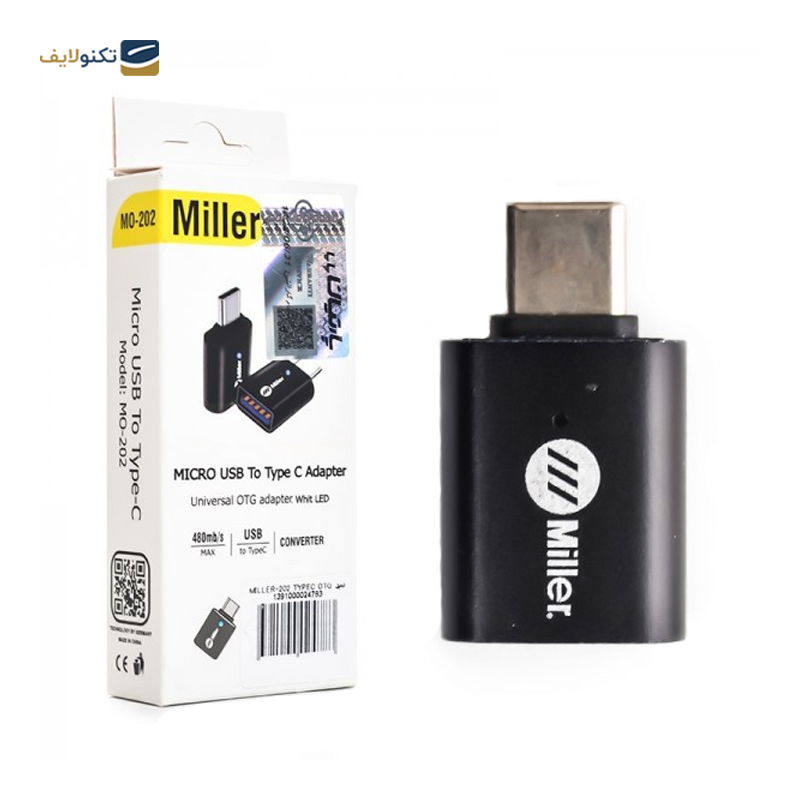 تبدیل OTG تایپ سی میلر مدل MO-202 - Miller MO-202 OTG Type-C Adapter