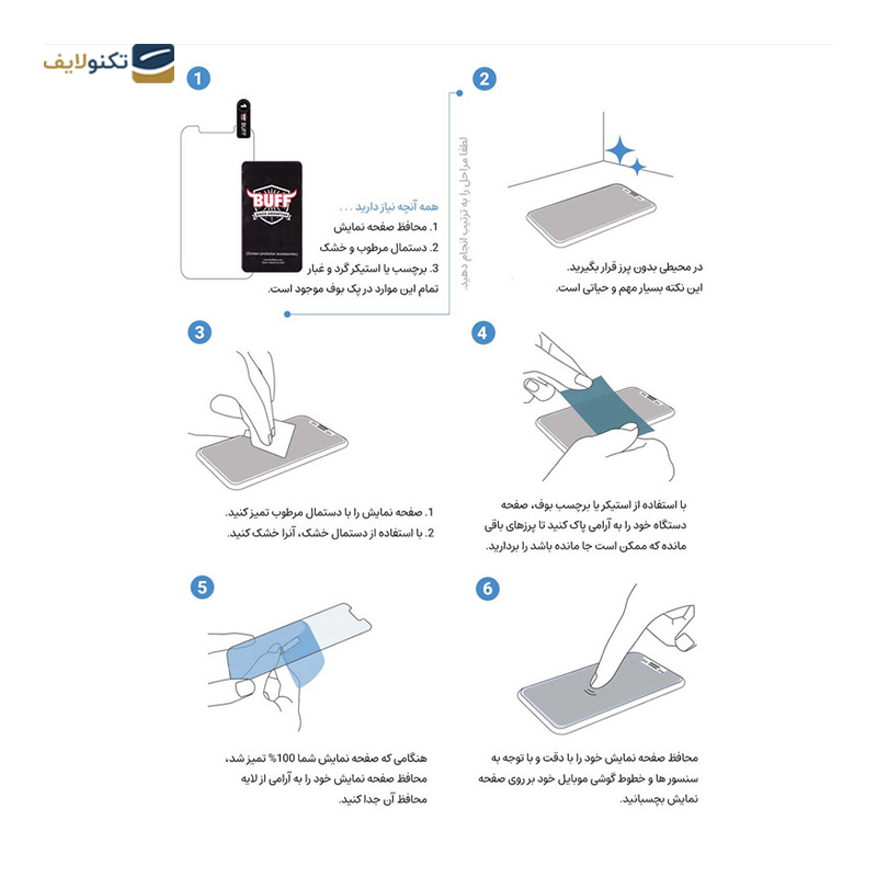گلس گوشی شیائومی 13T Pro - 13T - Redmi K60 Ultra بوف مدل Super Power-G - Buff Super Power-G Xiaomi 13T Pro - 13T Screen Protector