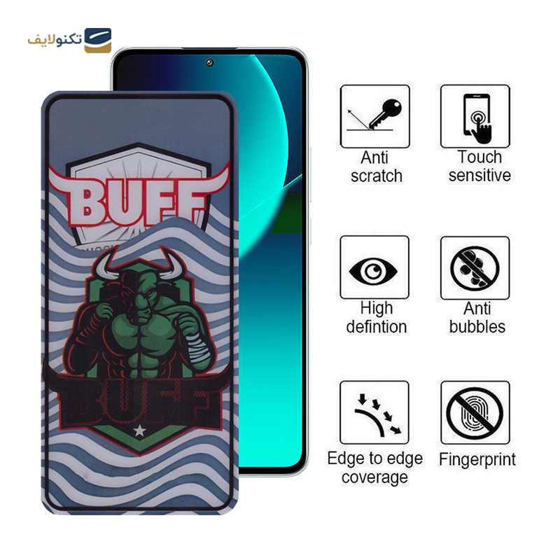 گلس گوشی شیائومی 13T Pro - 13T - Redmi K60 Ultra بوف مدل Super Power-G - Buff Super Power-G Xiaomi 13T Pro - 13T Screen Protector