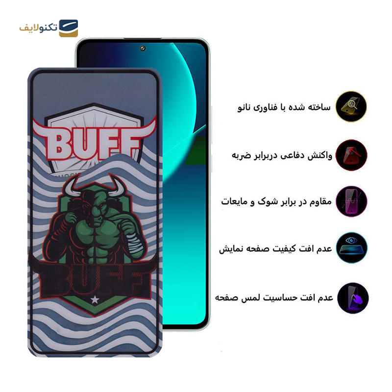 گلس گوشی شیائومی 13T Pro - 13T - Redmi K60 Ultra بوف مدل Super Power-G - Buff Super Power-G Xiaomi 13T Pro - 13T Screen Protector
