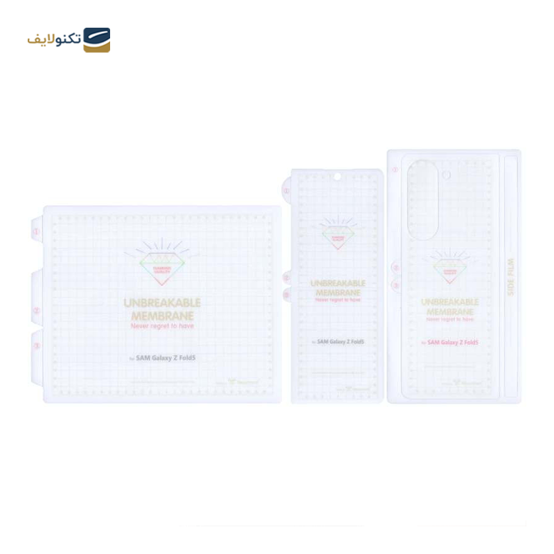 گلس گوشی سامسونگ Galaxy Z Fold 5 اپیکوی مدل Hydrogel به همراه محافظ پشت گوشی - Epicoy Hydrogel Screen Protector For Samsung Galaxy Z Fold 5