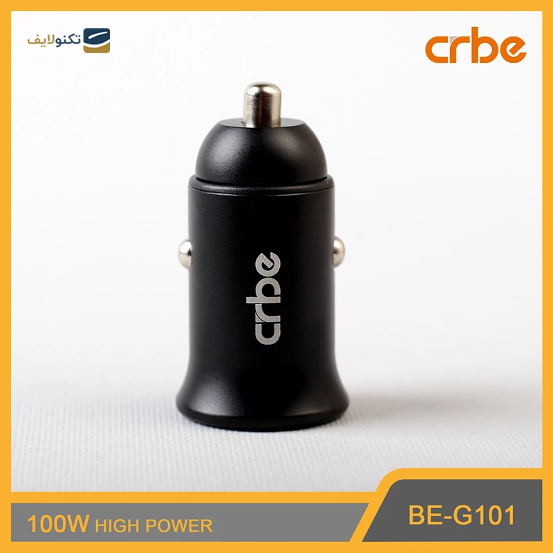 شارژر فندکی کربی مدل BE-G101 توان 100 وات - Crbe BE-G101 100W Car Charger