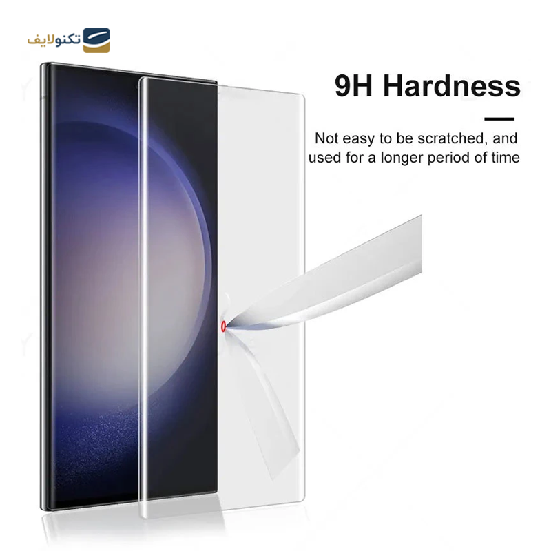 گلس گوشی سامسونگ Galaxy S23 Ultra گرین لاین مدل 3D UV-GLASS - Green Lion 3D UV-GLASS Galaxy S23 Ultra Screen Protector