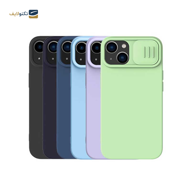 کاور گوشی اپل iPhone 14 نیلکین مدل CamShield Silky Silicone - Nillkin Camshield Silky Silicone Cover for iPhone 14